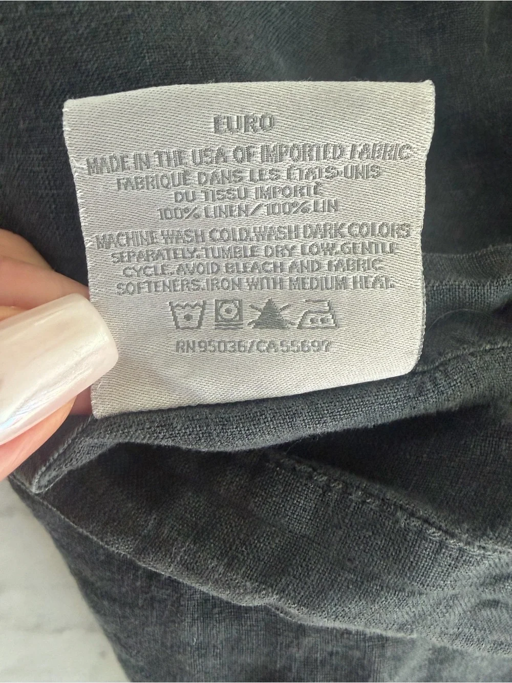 Restoration Hardware Linen Euro Shams (2)